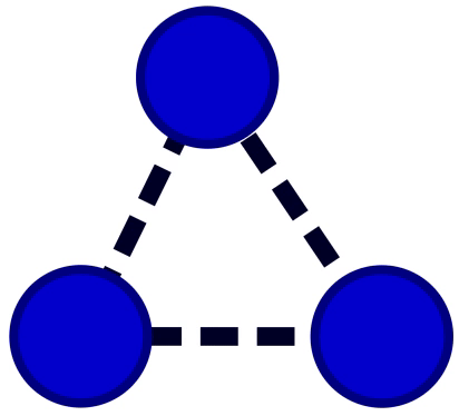 Links with animated flow